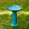 Glitzhome® 21.5" Faux Ceramic Tall Pedestal Birdbath